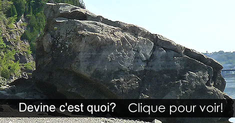 Curiosités Saguenay-Lac-Saint-Jean - Vue sur la ville de Chicoutimi - La Grosse Roche