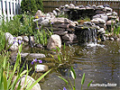Cascade de bassin - Construire une cascade de jardin en pierre - Ide de cascades et chutes au jardin