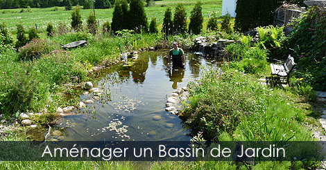 Bassin de Jardin ou Bassin extérieur - Construire et aménager un bassin de jardin - Étapes et instructions - Projets de jardinage aquatique