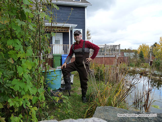Waders en neoprene - bottes isolées pour bassin - achat waders - Entretien d'un étang - jardin d'eau - bassin extérieur