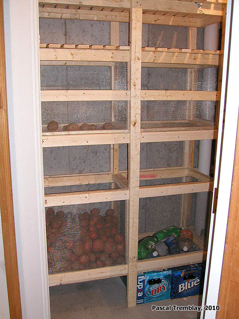 Comment faire des casiers pour les légumes - Plan de Chambre Froide