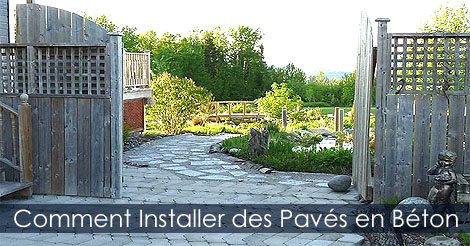 Construire un Pav - Comment paver une alle de jardin - Installer des pavs - Comment faire un pav uni