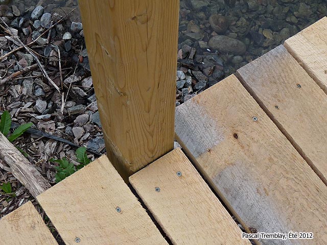 Comment construire un pont moins cher - Tablier de Pont en bois - Strcuture d'un pont en bois