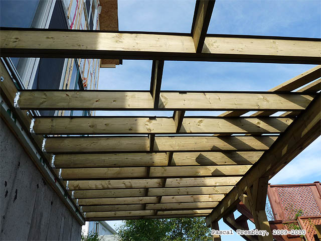 Construire une terrasse - Solives de la terrasse - solives du patio - solives de galerie 