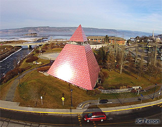 La Pyramide des Ha! Ha - Pyramide La Baie - Pyramide déluge du Saguenay - Ville de Saguenay Arrondissement La Baie