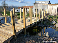 Pond Bridge Deck - Decking Pond Bridge - Decking Garden Bridge - Decking Japanese Bridge