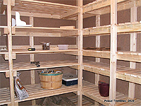 Storage Shelves for Cold-Unit Storage - Walk In Cold Room