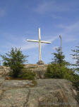 Croix du Centenaire, sentier eucher, La Baie