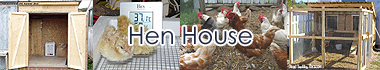 Hen-house - Backyard Chickens - Chicken house design - Hen coops plans - Raising chickens