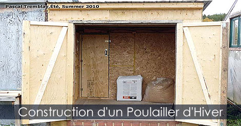 Photos de poulailler - Plan de poulaillers gratuits - Poules en hiver - Comment construire un poulailler pour l'hiver