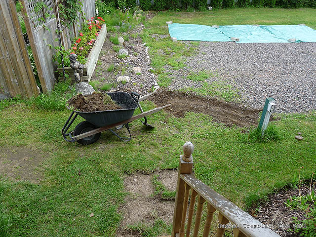 Pav pour Alles de Jardin - Pose de Blocs de Pavs