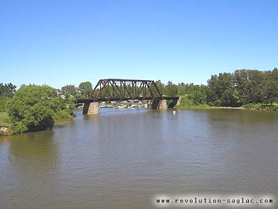 Vloroute des bleuets arrive  Saint-Gdon, La Belle Rivire