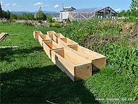 Botes  fleur en bois pour le jardinage en contenants - Faire une bote  fleur pas cher