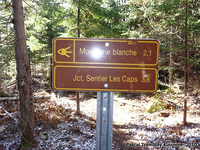Parcs Québec - Sentier de La Montagne Blanche - Sentier Les Caps Anse-Saint-Jean