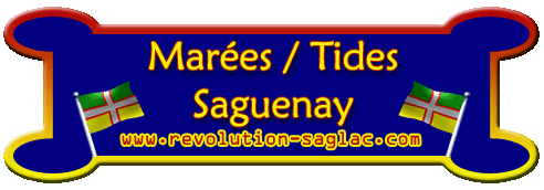 Marées saguenay / tides of Saguenay river