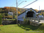 Pont couvert de la rivire , Anse-Saint-Jean