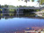 Pont sur la 169 surplombant la rivire Ouiatchouan  Chambord