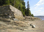 Le sentier Eucher, Vestiges des corceurs, La Baie