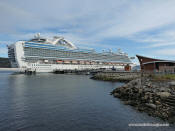 Emerald Princess, Port d'escale de Saguenay