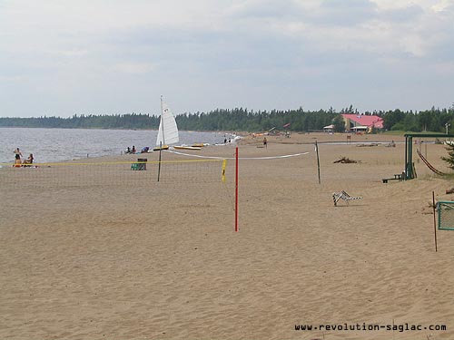 Vlouroute des bleuets, Saint-Henri-de-Taillon, plages